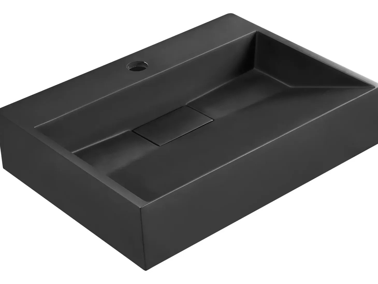 Hot Umywalka podwieszana QUENKO 50 x 38 cm Tworzywo mineralne Umywalki I Akcesoria