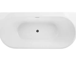Best Wanna HARVEY 170 x 80 cm Czarny/ biały Wanny Przyścienne|Wszystkie Wanny
