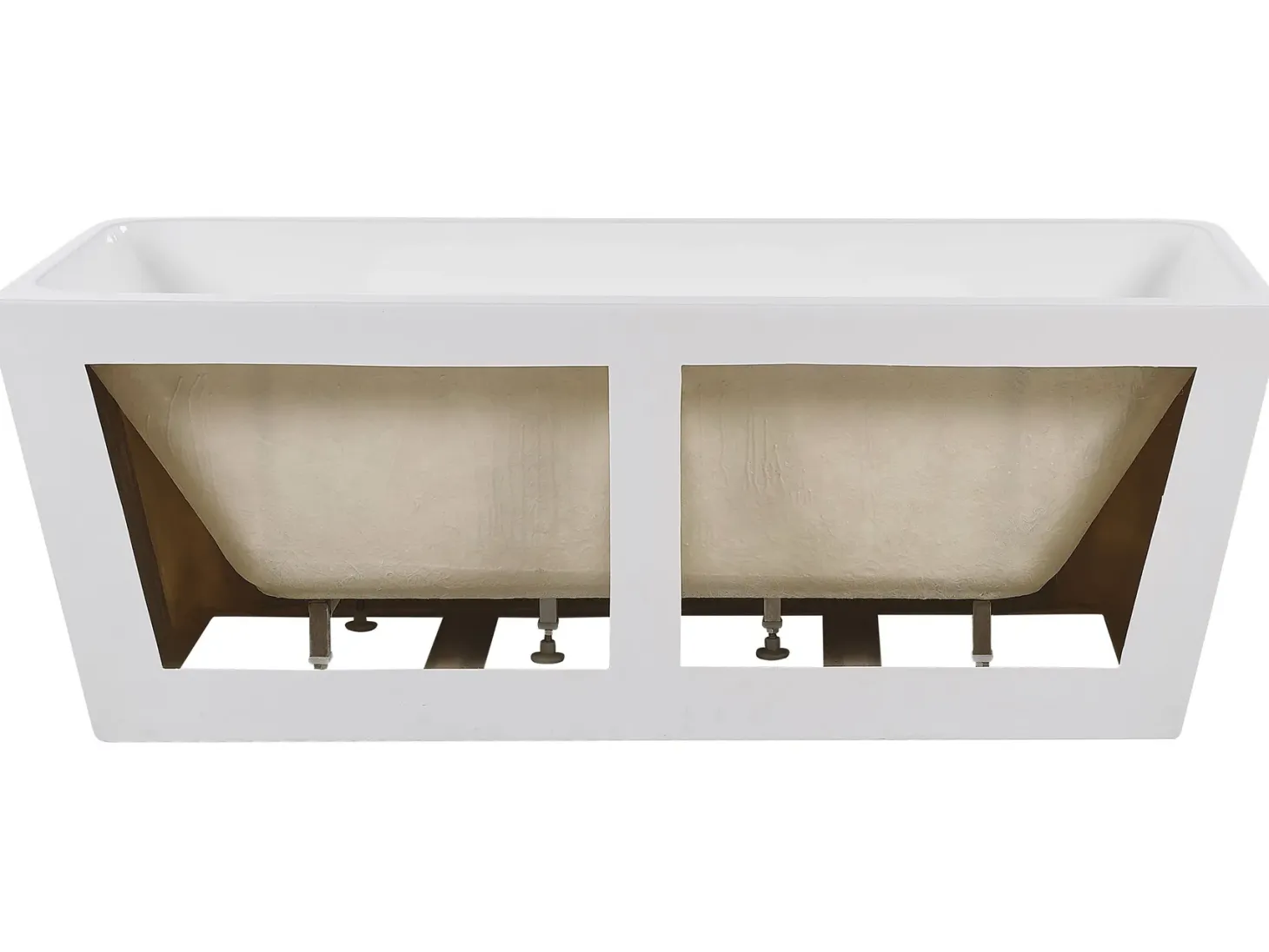 Wanna HASSEL 170 x 80 cm Biały