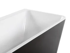 Clearance Wanna HASSEL 170 x 80 cm Czarny Wanny Przyścienne|Wszystkie Wanny