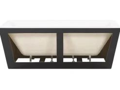 Clearance Wanna HASSEL 170 x 80 cm Czarny Wanny Przyścienne|Wszystkie Wanny