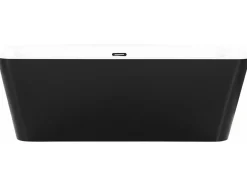 Clearance Wanna HASSEL 170 x 80 cm Czarny Wanny Przyścienne|Wszystkie Wanny