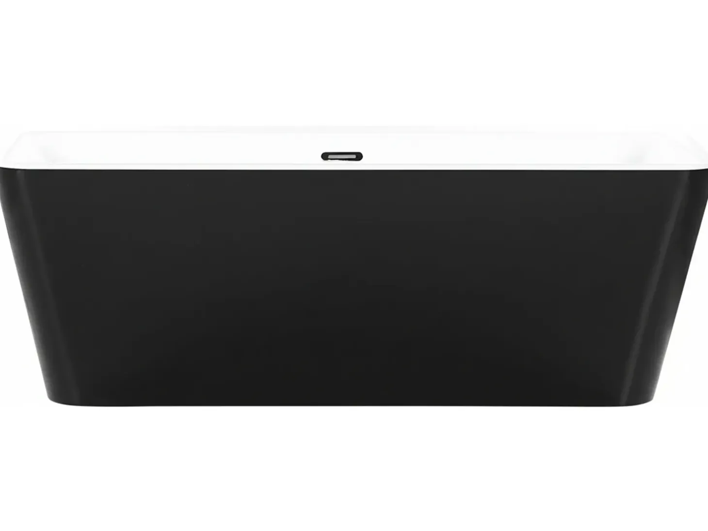 Clearance Wanna HASSEL 170 x 80 cm Czarny Wanny Przyścienne|Wszystkie Wanny