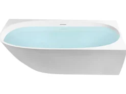 Sale Wanna narożna PARNAIBA 170 x 80 cm Wszystkie Wanny|Wanny Narożne