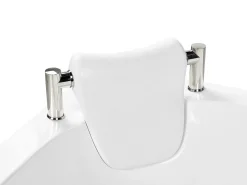 Outlet Wanna narożna z hydromasażem CANTALLA 135 x 135 cm Biały Wszystkie Wanny|Wanny Z Hydromasażem