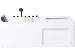 Sale Wanna narożna z hydromasażem CAMALU 180 x 86 cm Biały Wanny Z Hydromasażem|Wszystkie Wanny
