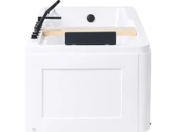 Sale Wanna narożna z hydromasażem CAMALU 180 x 86 cm Biały Wanny Z Hydromasażem|Wszystkie Wanny