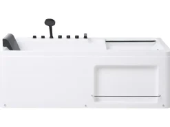 Sale Wanna narożna z hydromasażem CAMALU 180 x 86 cm Biały Wanny Z Hydromasażem|Wszystkie Wanny
