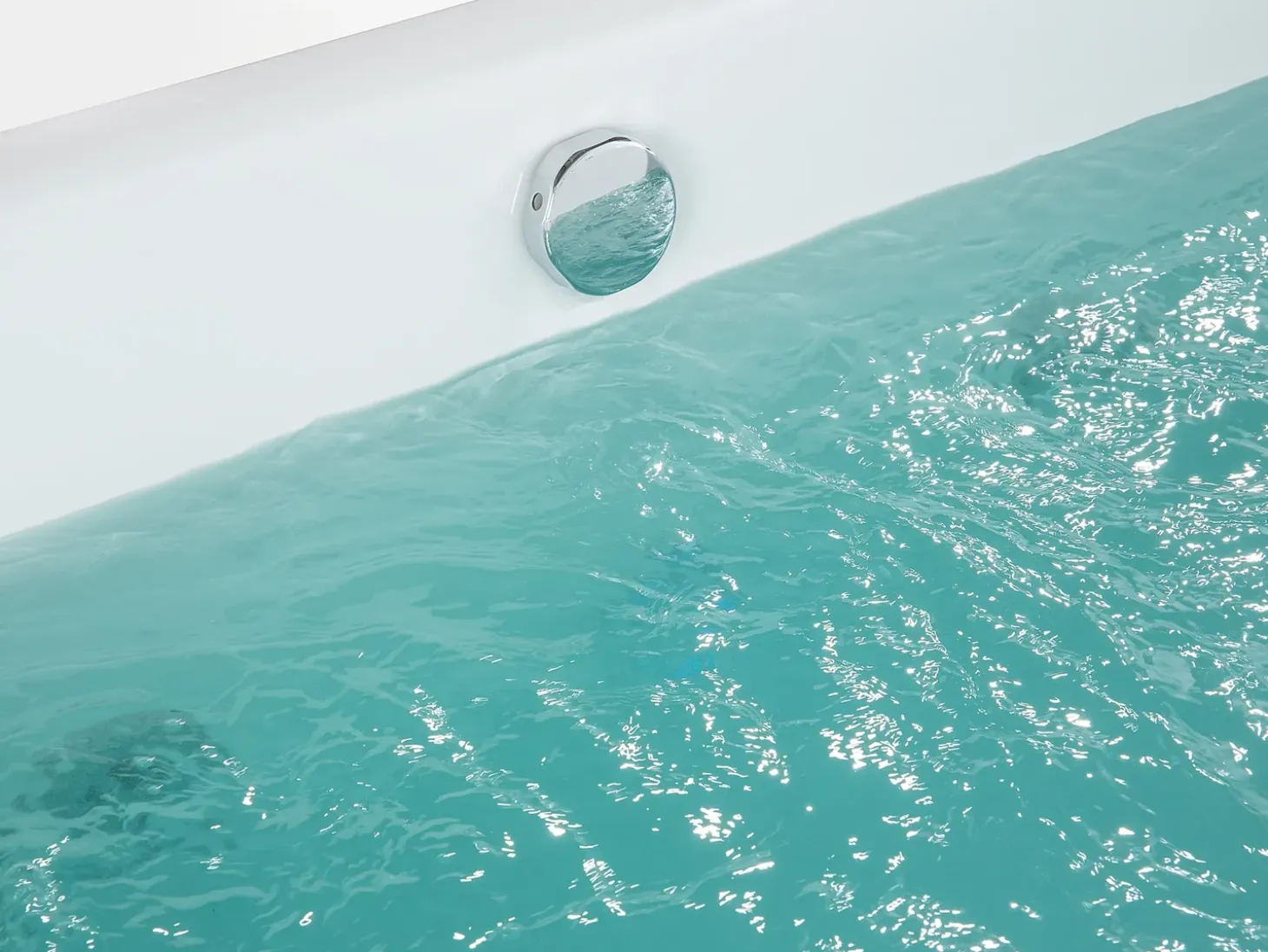 Online Wanna narożna z hydromasażem LED MONTEGO 172 x 83 cm Biały Wanny Z Hydromasażem|Wszystkie Wanny