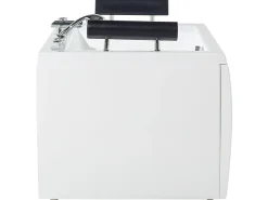 Online Wanna narożna z hydromasażem LED MONTEGO 172 x 83 cm Biały Wanny Z Hydromasażem|Wszystkie Wanny