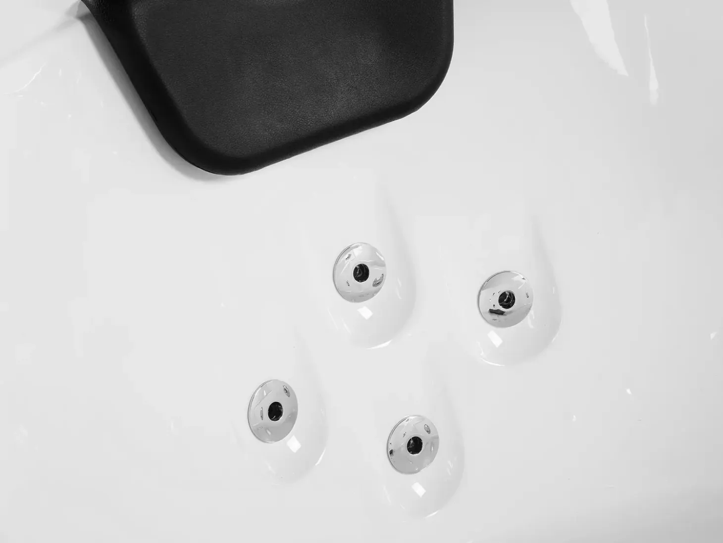 Sale Wanna narożna z hydromasażem LED MARTINICA 214 x Biały Wszystkie Wanny|Wanny Z Hydromasażem