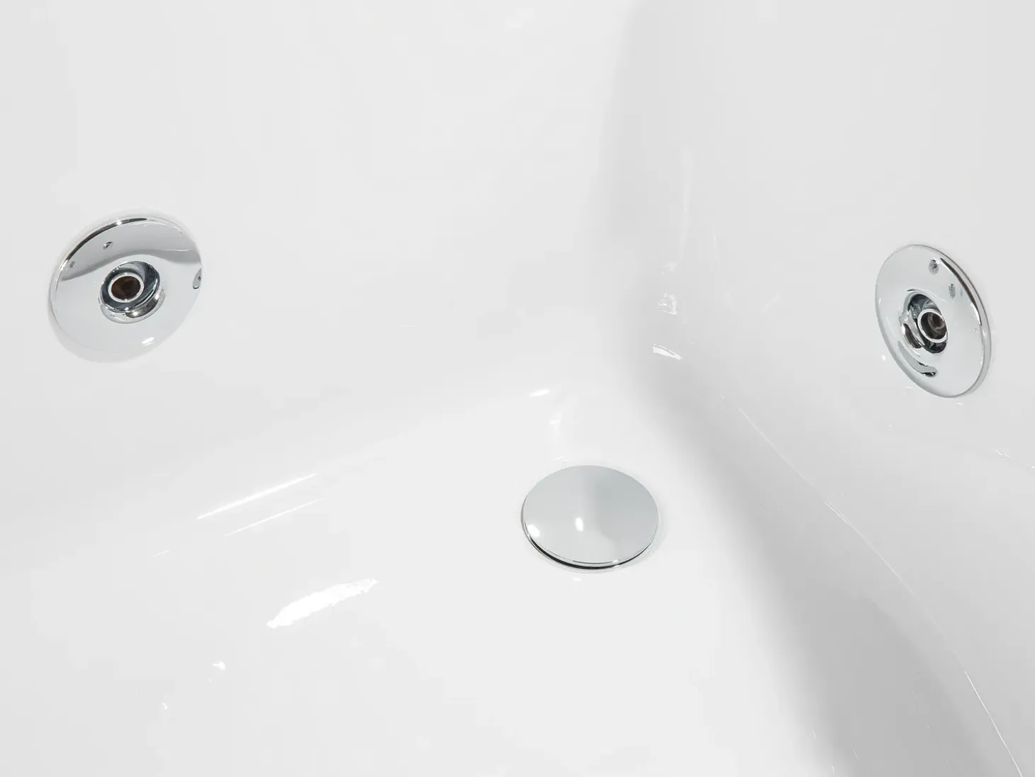 Wanna narożna z hydromasażem LED PARADISO 158 x 113 cm Biały Wszystkie Wanny|Wanny Z Hydromasażem