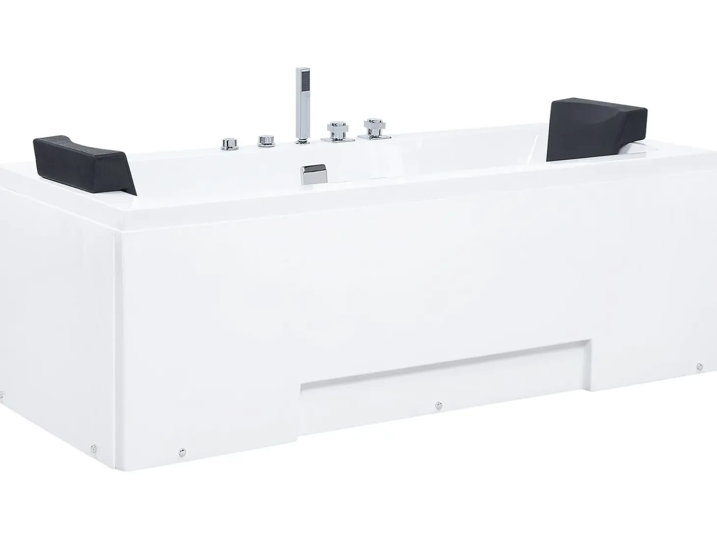 New Wanna narożna z hydromasażem LED GALLEY 170 x 75 cm Wanny Z Hydromasażem|Wszystkie Wanny