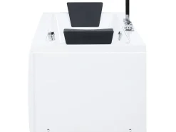 New Wanna narożna z hydromasażem LED GALLEY 170 x 75 cm Wanny Z Hydromasażem|Wszystkie Wanny