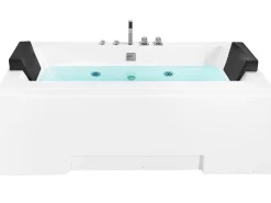 New Wanna narożna z hydromasażem LED GALLEY 170 x 75 cm Wanny Z Hydromasażem|Wszystkie Wanny