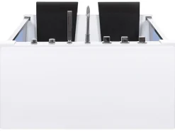 New Wanna narożna z hydromasażem LED CURACAO 180 x 120 cm Wanny Z Hydromasażem|Wszystkie Wanny