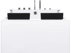 New Wanna narożna z hydromasażem LED CURACAO 180 x 120 cm Wanny Z Hydromasażem|Wszystkie Wanny