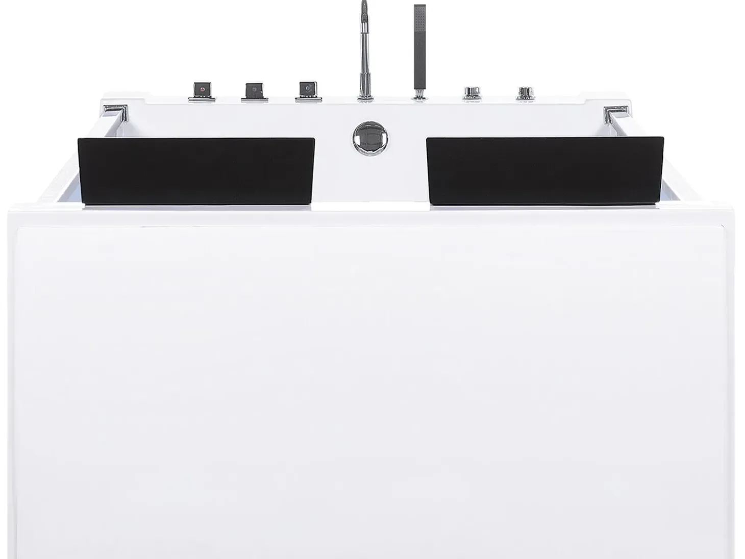New Wanna narożna z hydromasażem LED CURACAO 180 x 120 cm Wanny Z Hydromasażem|Wszystkie Wanny