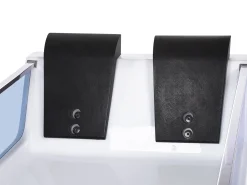 New Wanna narożna z hydromasażem LED CURACAO 180 x 120 cm Wanny Z Hydromasażem|Wszystkie Wanny