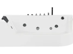 Online Wanna narożna z hydromasażem LED ACUARIO Prawostronny 170 x 80 cm Wszystkie Wanny|Wanny Z Hydromasażem