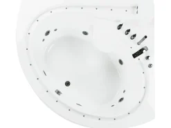 Clearance Wanna narożna z hydromasażem LED PELICAN 206 x 165 cm Wszystkie Wanny|Wanny Z Hydromasażem