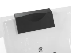 Best Wanna narożna z hydromasażem LED MOOR 173 x 81 cm Biały Wanny Z Hydromasażem|Wszystkie Wanny