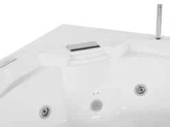 Online Wanna narożna z hydromasażem LED MILANO Wbudowany głośnik Bluetooth 181 x 150 cm Wszystkie Wanny|Wanny Z Hydromasażem