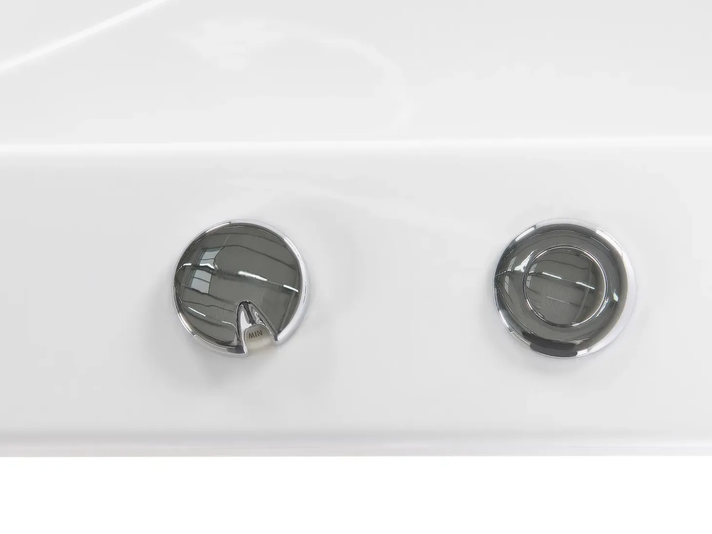 Wanna narożna z hydromasażem LED CACERES 211 x 150 cm Biały Wszystkie Wanny|Wanny Z Hydromasażem