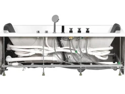Best Wanna narożna z hydromasażem LED HAWES II 180 x 80 cm Wanny Z Hydromasażem|Wszystkie Wanny