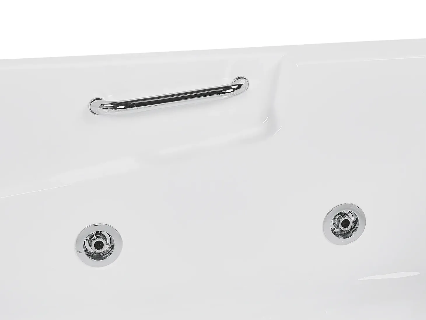 Discount Wanna narożna z hydromasażem LED BAYAMO 170 x 120 cm Wszystkie Wanny|Wanny Z Hydromasażem