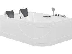 Wanna narożna z hydromasażem LED BAYAMO 170 x 120 cm Wszystkie Wanny|Wanny Z Hydromasażem
