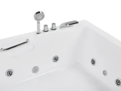 Wanna narożna z hydromasażem LED BAYAMO 170 x 120 cm Wszystkie Wanny|Wanny Z Hydromasażem