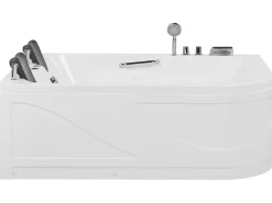 Wanna narożna z hydromasażem LED BAYAMO 170 x 120 cm Wszystkie Wanny|Wanny Z Hydromasażem