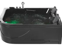 Sale Wanna narożna z hydromasażem LED BAYAMO Lewostronny 170 x 120 cm Wszystkie Wanny|Wanny Z Hydromasażem