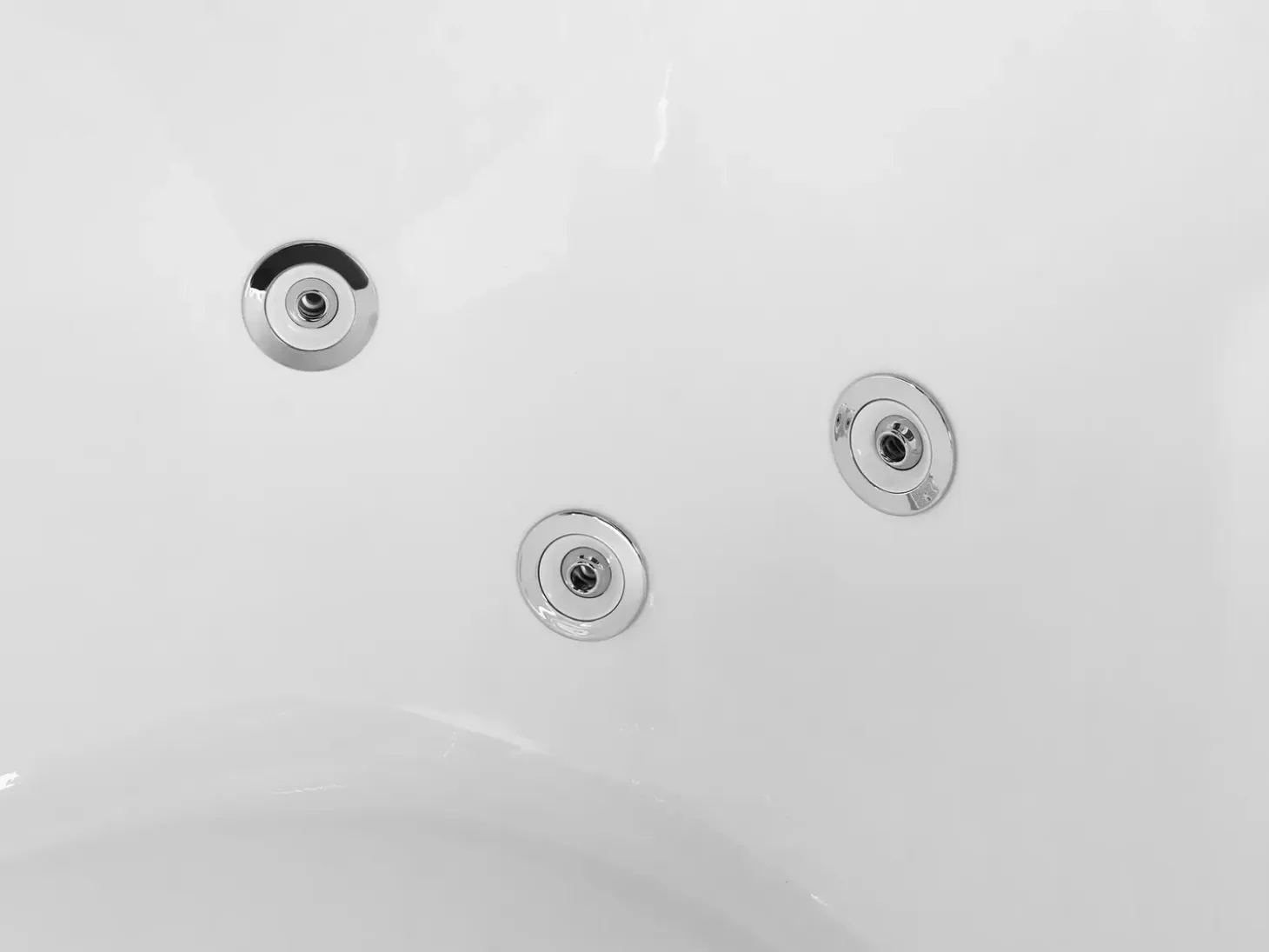 Outlet Wanna narożna z hydromasażem LED CAURA Prawostronny 175 x 80 cm Biały Wanny Z Hydromasażem|Wszystkie Wanny