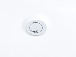 Outlet Wanna narożna z hydromasażem LED MANRESA Wbudowany głośnik Bluetooth 225 x 160 cm Biały Wszystkie Wanny|Wanny Z Hydromasażem