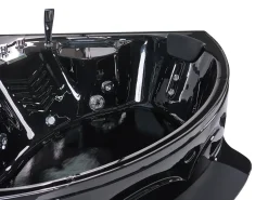Discount Wanna narożna z hydromasażem LED CUYABENO 211 x 150 cm Wanny Z Hydromasażem|Wszystkie Wanny