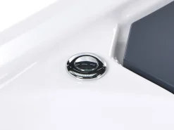 New Wanna narożna z hydromasażem LED CUYABENO 211 x 150 cm Wanny Z Hydromasażem|Wszystkie Wanny