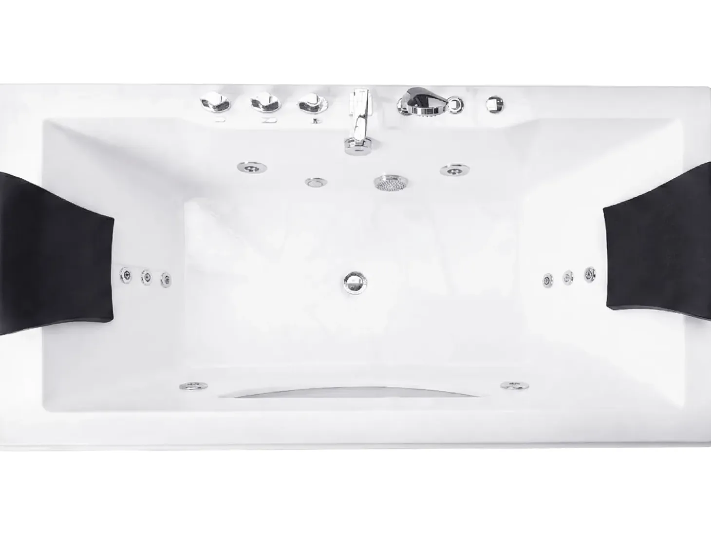 Discount Wanna narożna z hydromasażem LED HAWES 180 x 90 cm Wanny Z Hydromasażem|Wszystkie Wanny