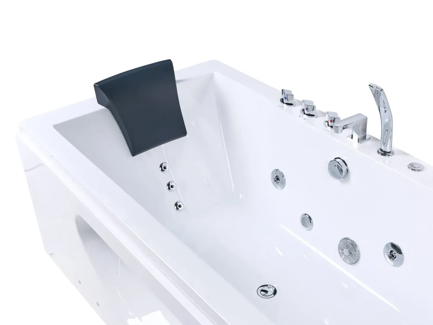 Discount Wanna narożna z hydromasażem LED HAWES 180 x 90 cm Wanny Z Hydromasażem|Wszystkie Wanny