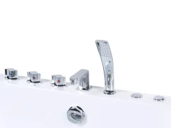 Discount Wanna narożna z hydromasażem LED HAWES 180 x 90 cm Wanny Z Hydromasażem|Wszystkie Wanny