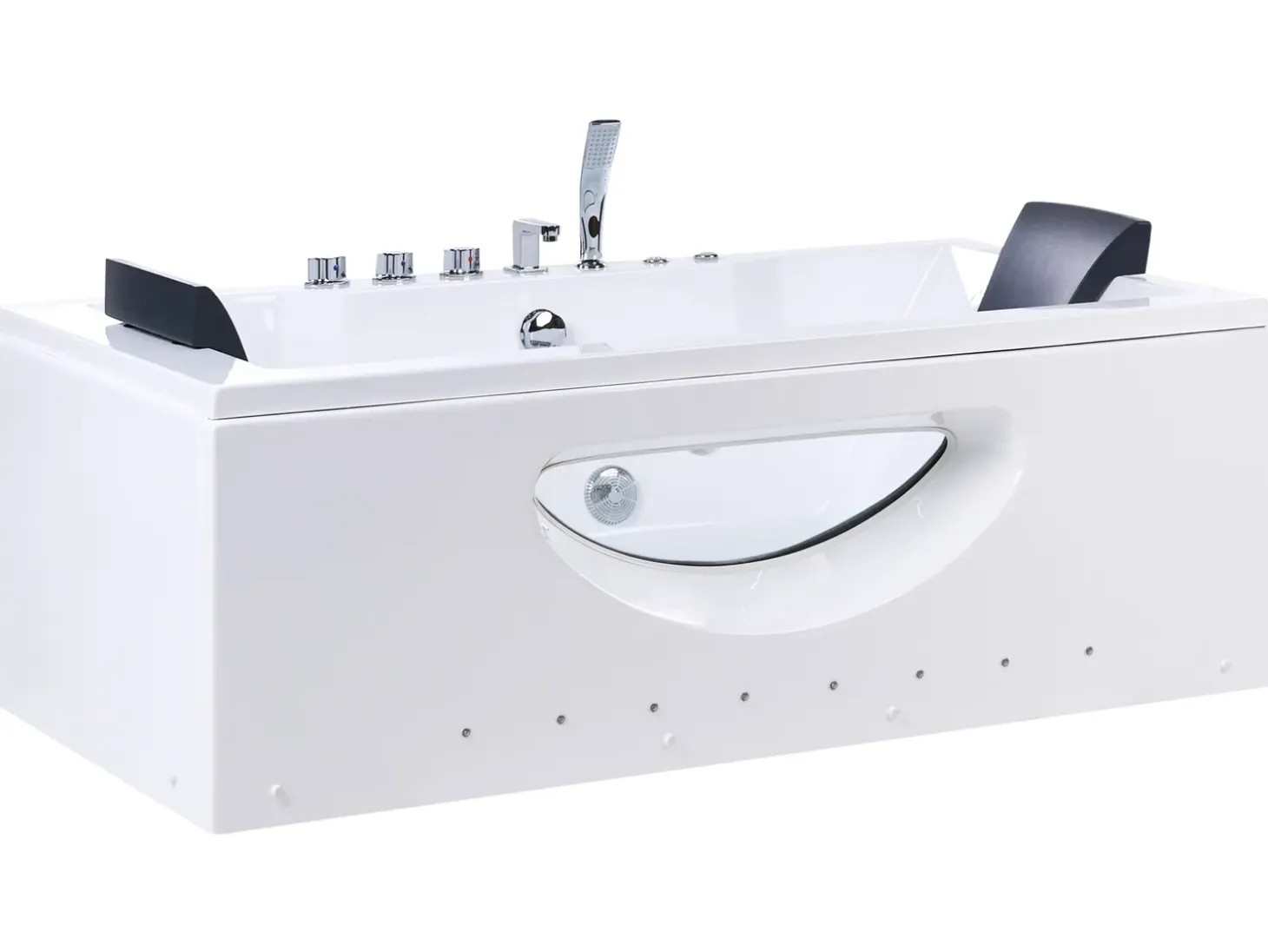 Discount Wanna narożna z hydromasażem LED HAWES 180 x 90 cm Wanny Z Hydromasażem|Wszystkie Wanny