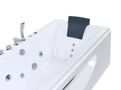 Discount Wanna narożna z hydromasażem LED HAWES 180 x 90 cm Wanny Z Hydromasażem|Wszystkie Wanny