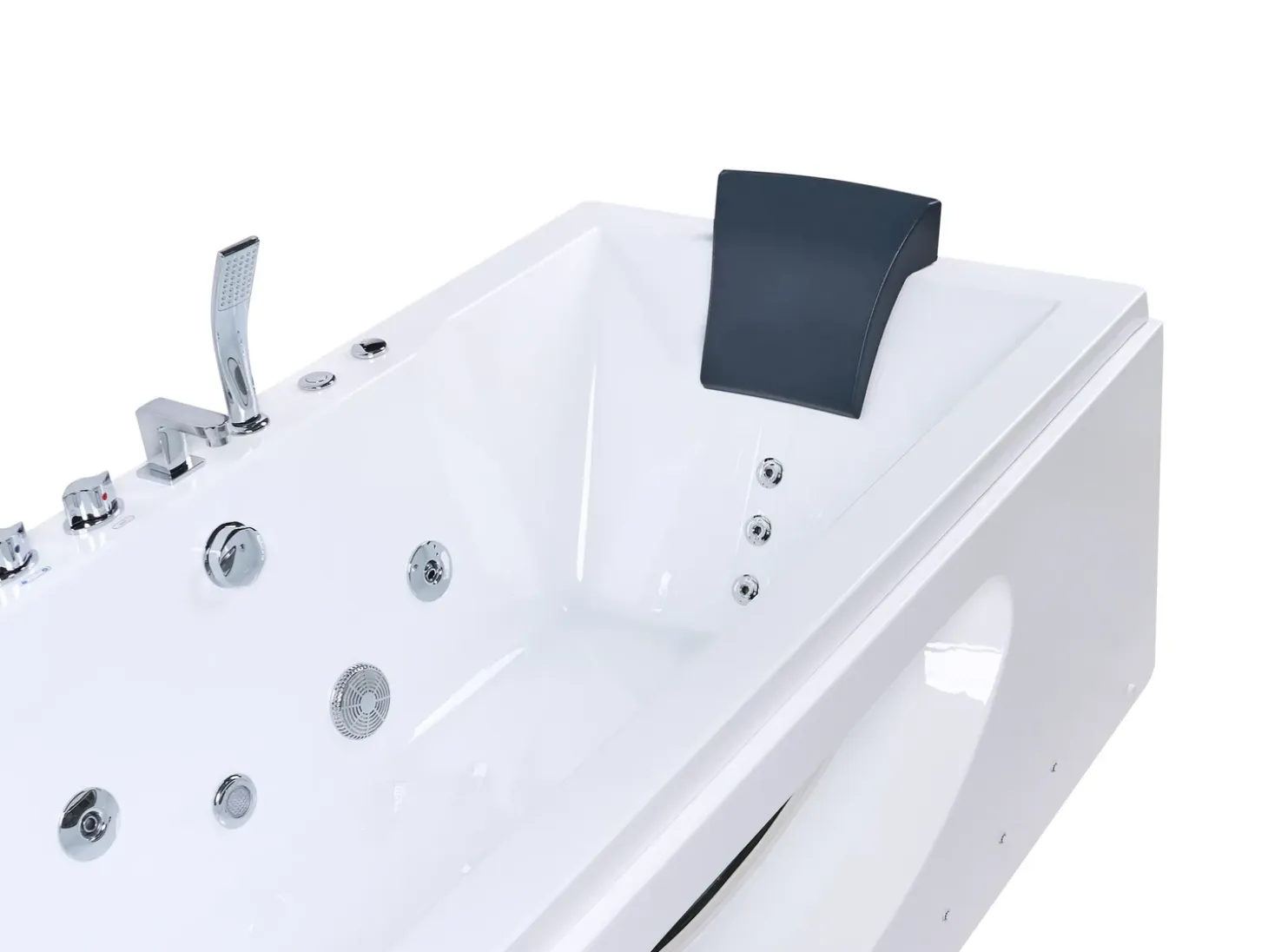 Discount Wanna narożna z hydromasażem LED HAWES 180 x 90 cm Wanny Z Hydromasażem|Wszystkie Wanny