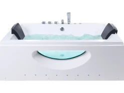 Discount Wanna narożna z hydromasażem LED HAWES 180 x 90 cm Wanny Z Hydromasażem|Wszystkie Wanny