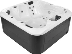 Wanna ogrodowa z hydromasażem LED LASTARRIA Biały