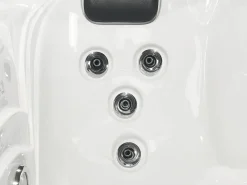 Wanna ogrodowa z hydromasażem LED LASTARRIA Biały