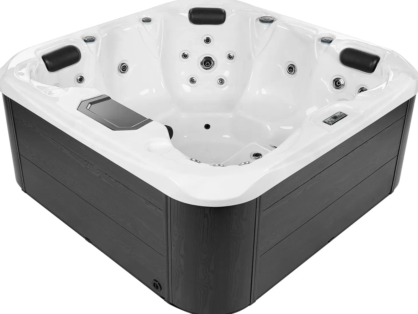 Wanna ogrodowa z hydromasażem LED LASTARRIA Biały