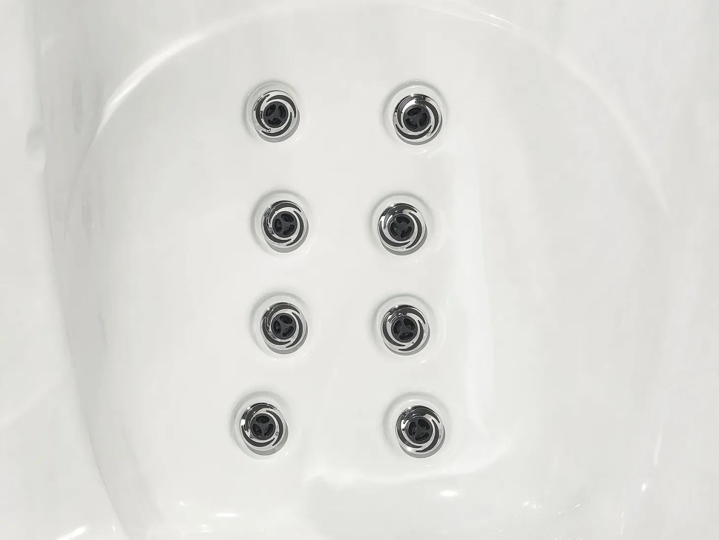 Wanna ogrodowa z hydromasażem LED TULAROSA Biały