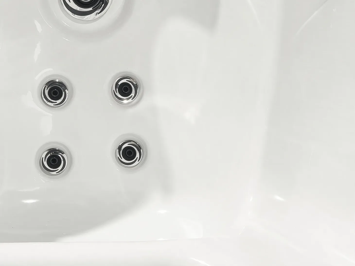 Wanna ogrodowa z hydromasażem LED TULAROSA Biały